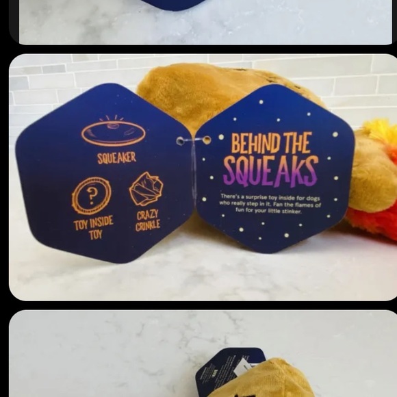 Bark box halloween plush squeeky dog toy - Picture 3 of 3